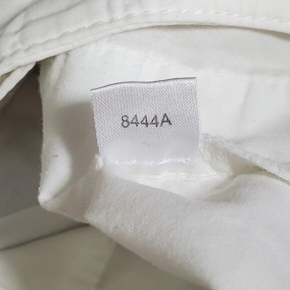 💎196 LOFT Ann Taylor Flat Front White Chino Shorts - Picture 5 of 5